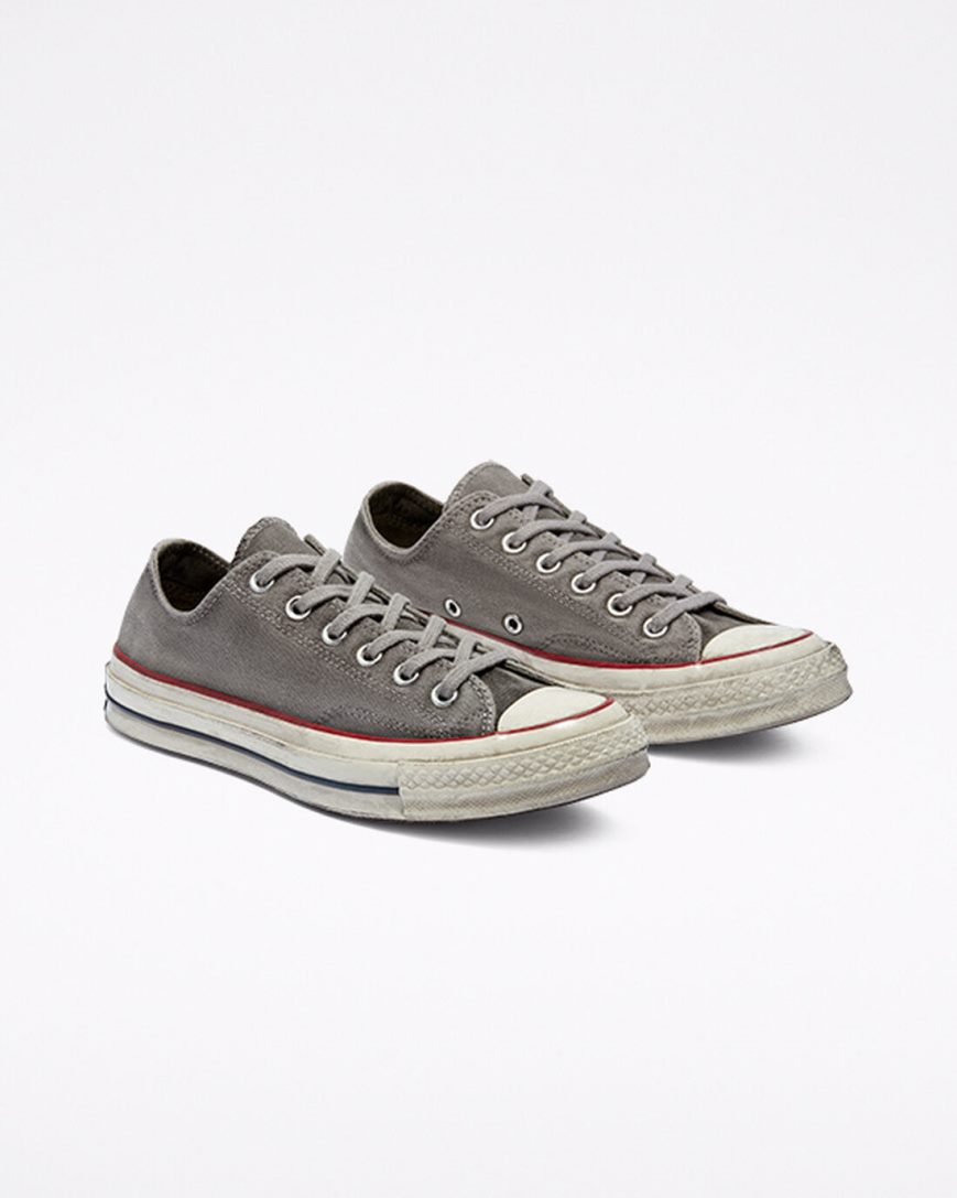 Tenis Converse Chuck 70 Smoked Lona Cano Baixo Feminino Branco | PT X047PT0